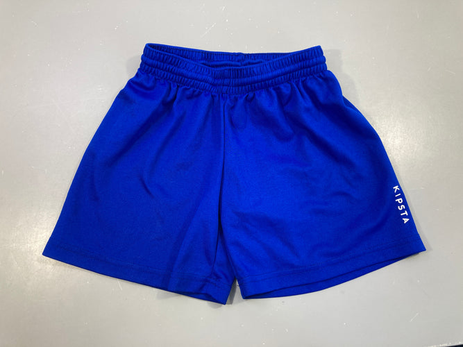Short de sport bleu Kipsta, moins cher chez Petit Kiwi