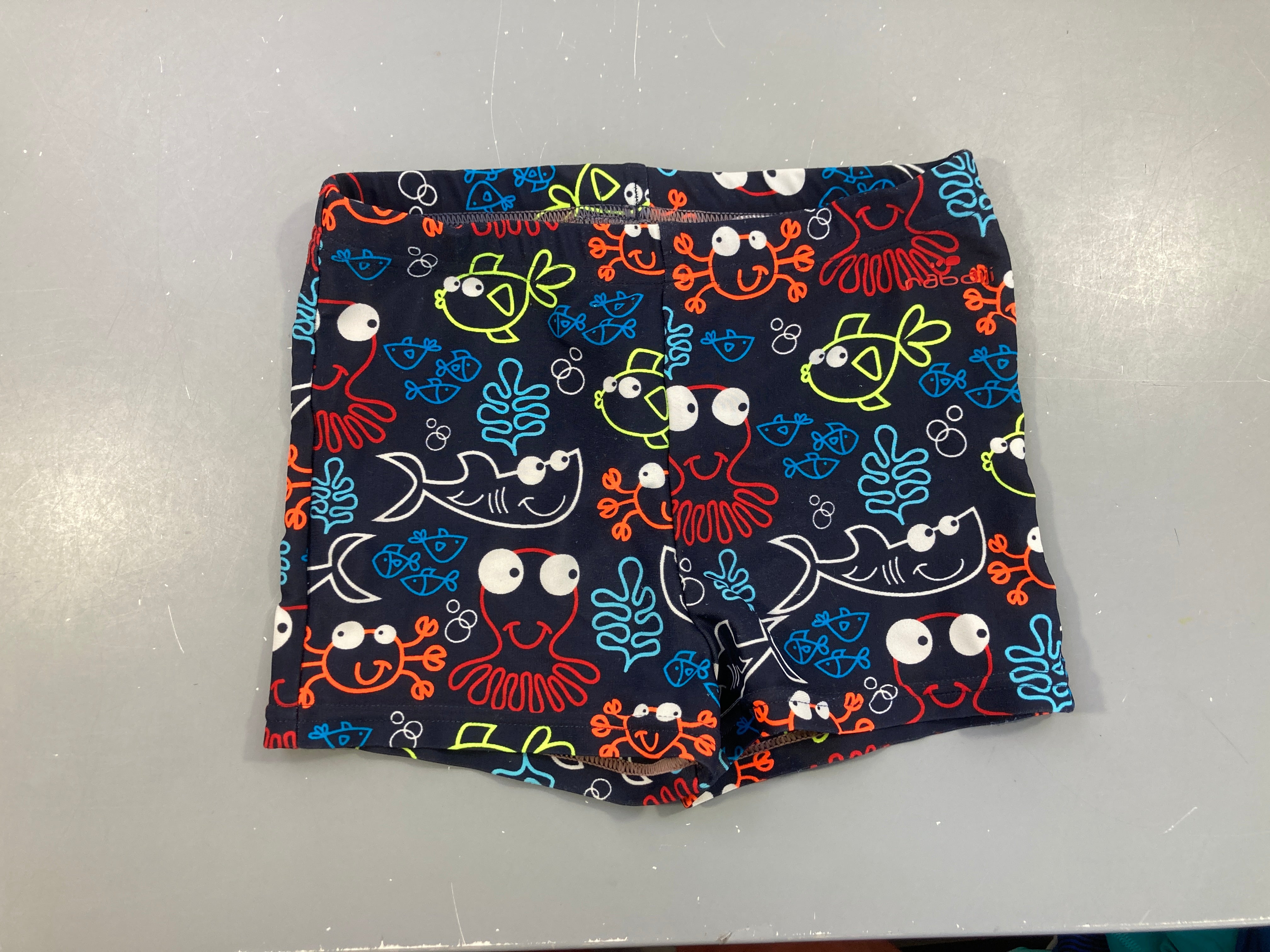 Maillot boxer bleu marine océan