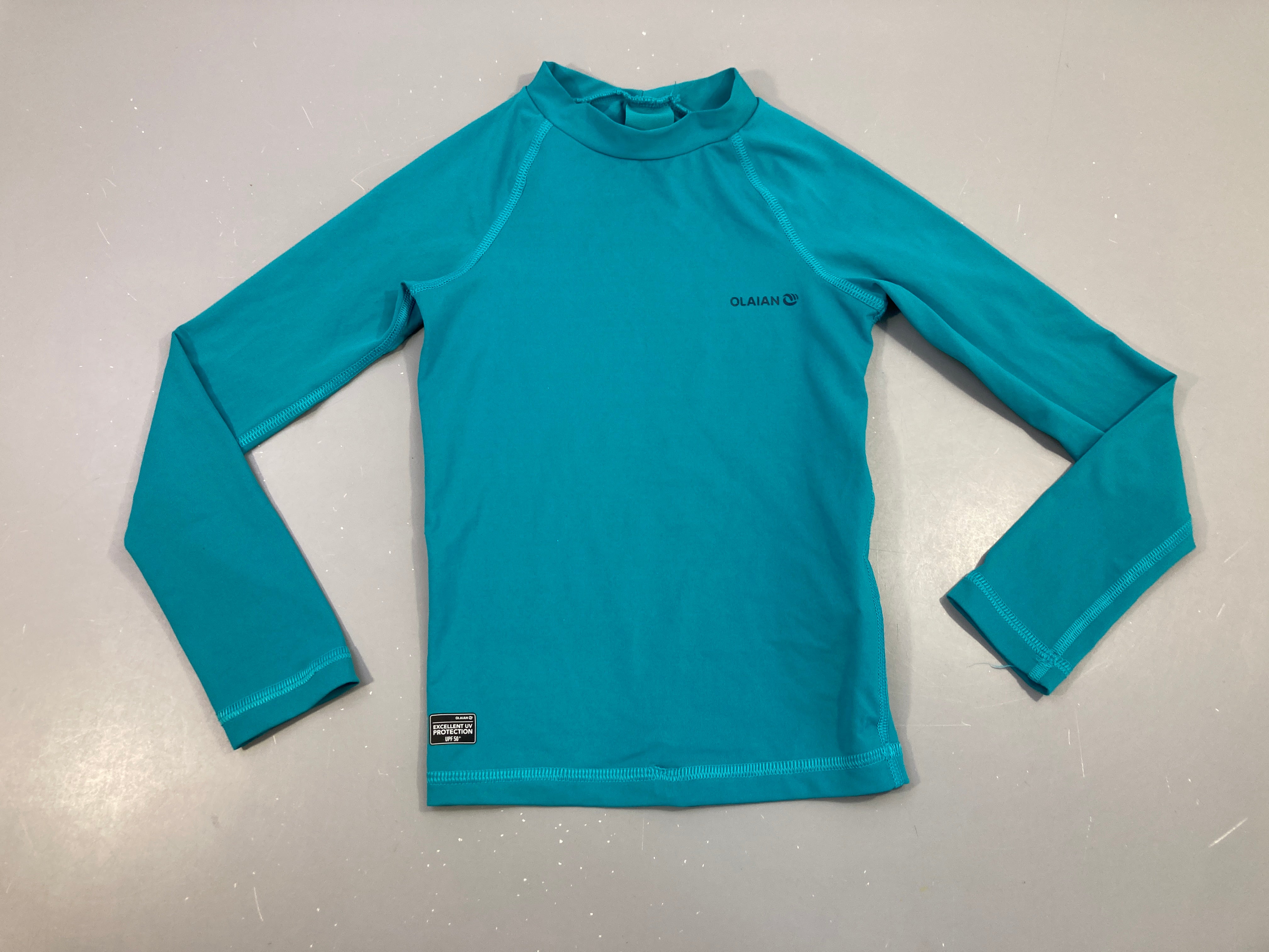 T-shirt m.l anti-Uv vert, Olaian