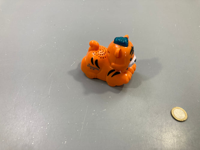 Tut tut animo Tigre sonore Gribouille orange - fonctionne, moins cher chez Petit Kiwi