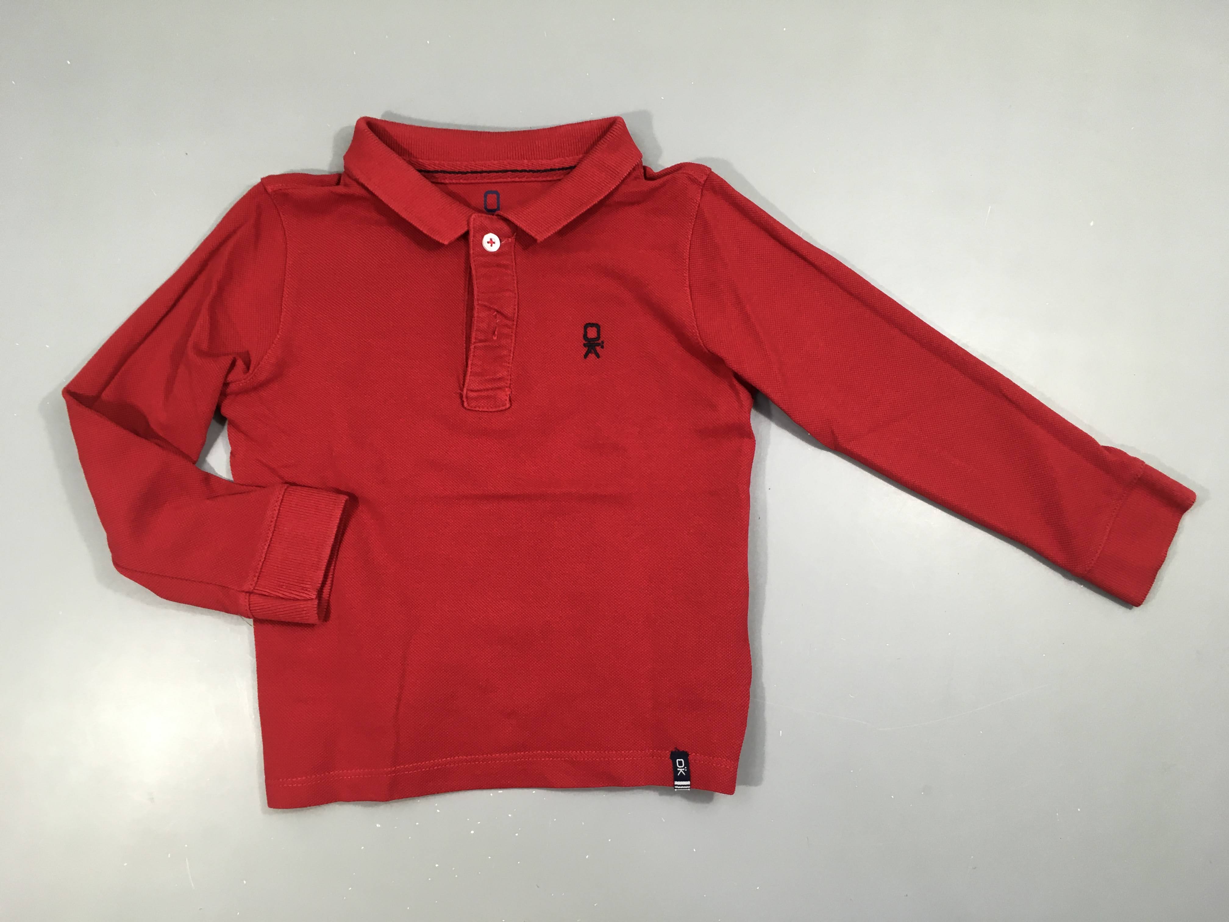 Polo ml rouge OK