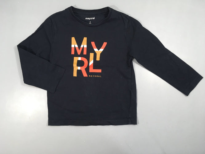 T-shirt m.l bleu foncé Myrl, moins cher chez Petit Kiwi