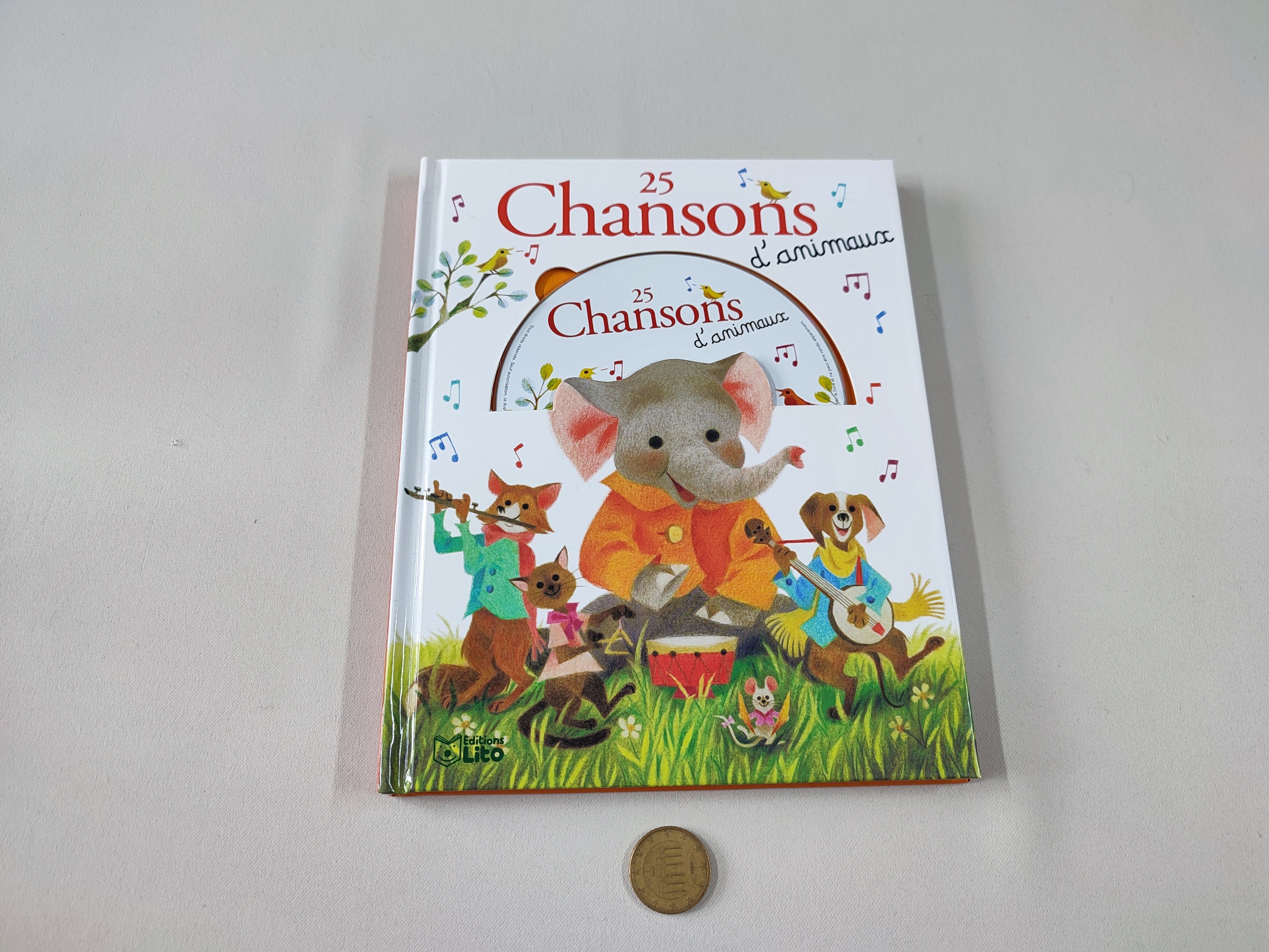 25 chansons d'animaux avec CD