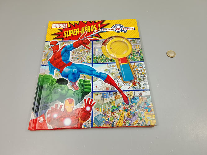 Mar.vel Super-héros! Extrême, cherche et trouve., moins cher chez Petit Kiwi