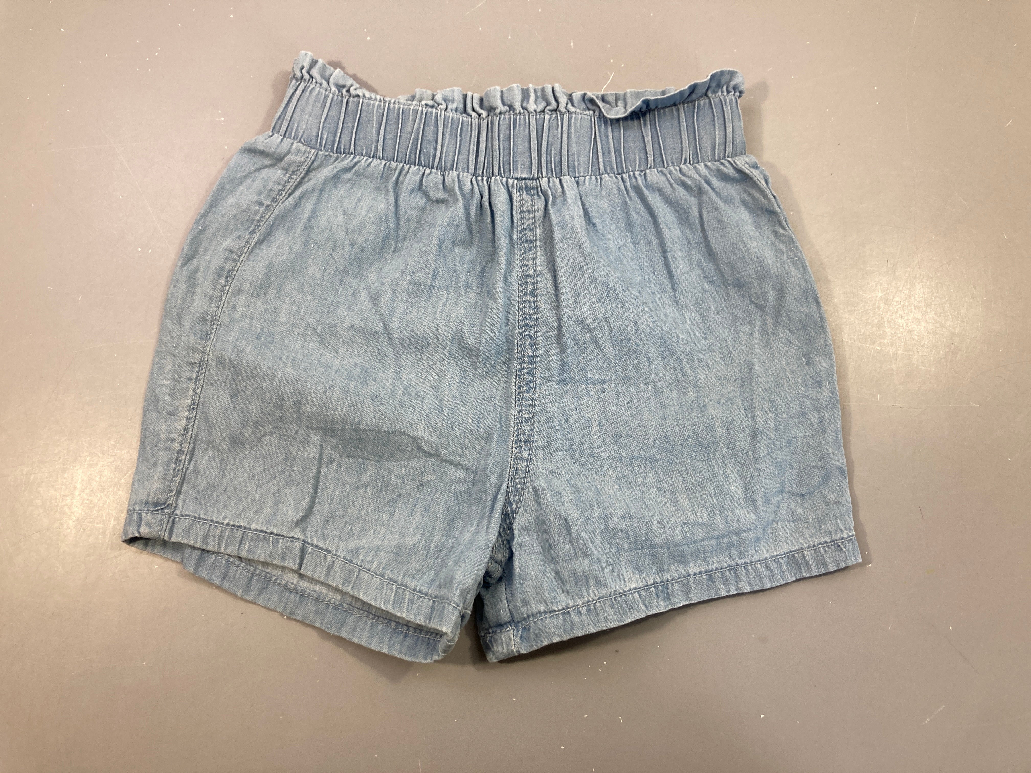 Short denim clair