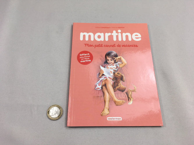 Martine, mon petit carnet de vacances, moins cher chez Petit Kiwi