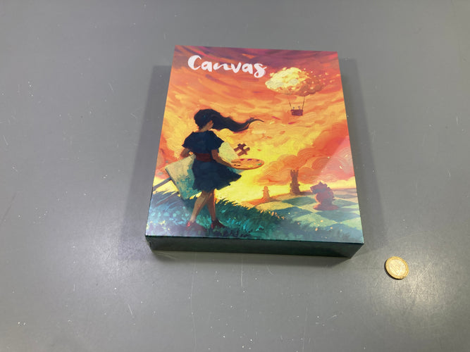 Neuf- sous blister-Jeu de société Canvas, sous film, moins cher chez Petit Kiwi