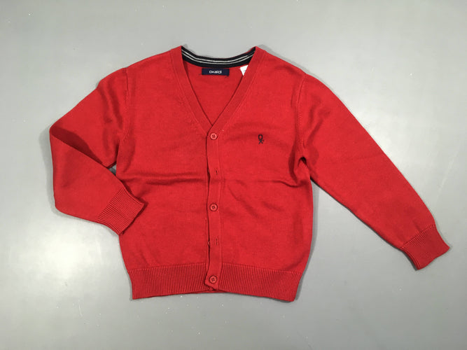Gilet rouge, moins cher chez Petit Kiwi