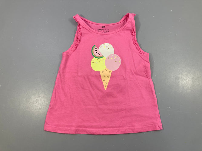 T-shirt s.m rose glace, moins cher chez Petit Kiwi