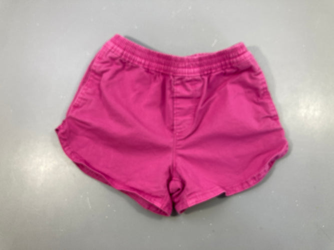 Short toile rose/mauve, moins cher chez Petit Kiwi
