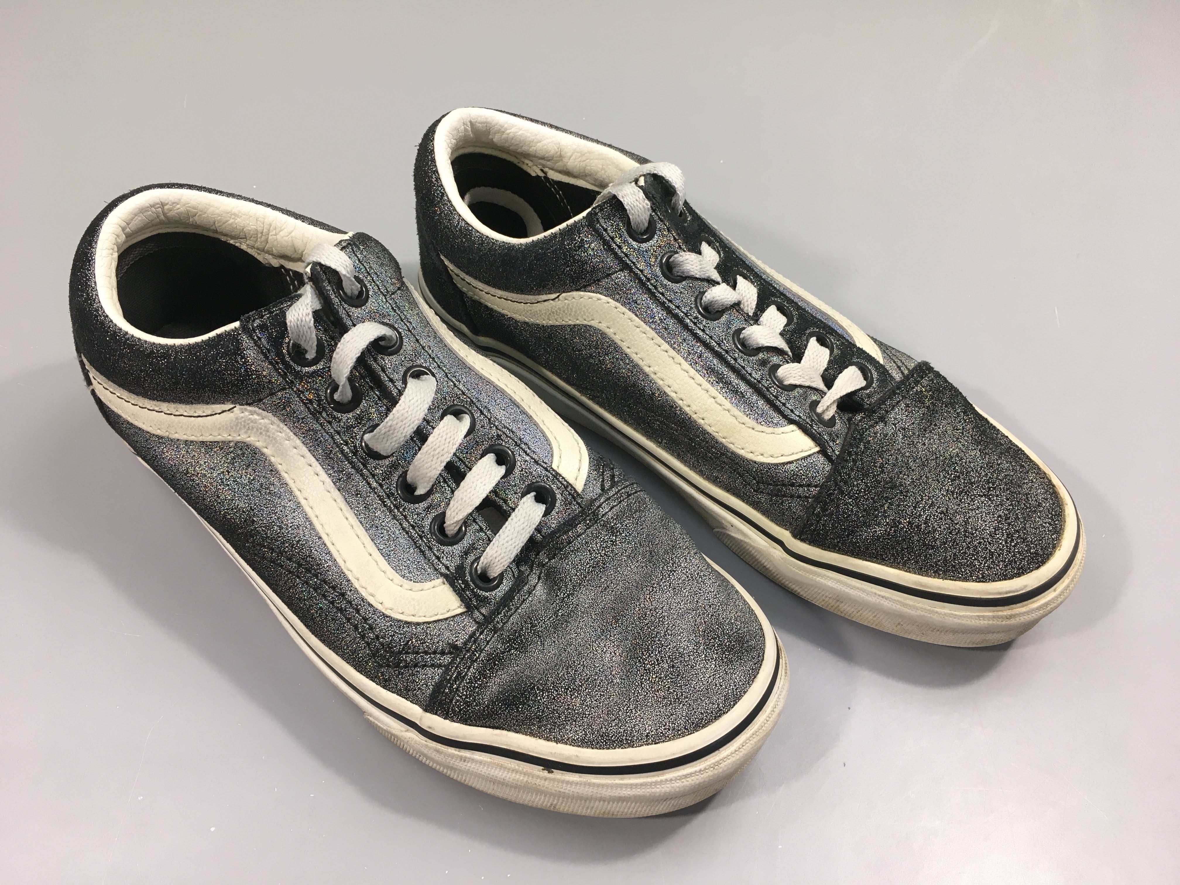 Baskets Vans grises irisées