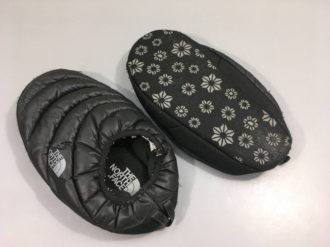 Pantoufles The North face noires Thermoball, moins cher chez Petit Kiwi