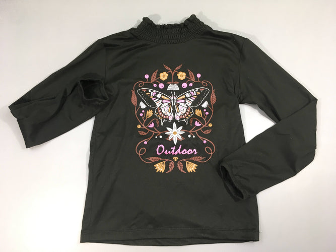 T-shirt m.l com montant noir papillon, moins cher chez Petit Kiwi