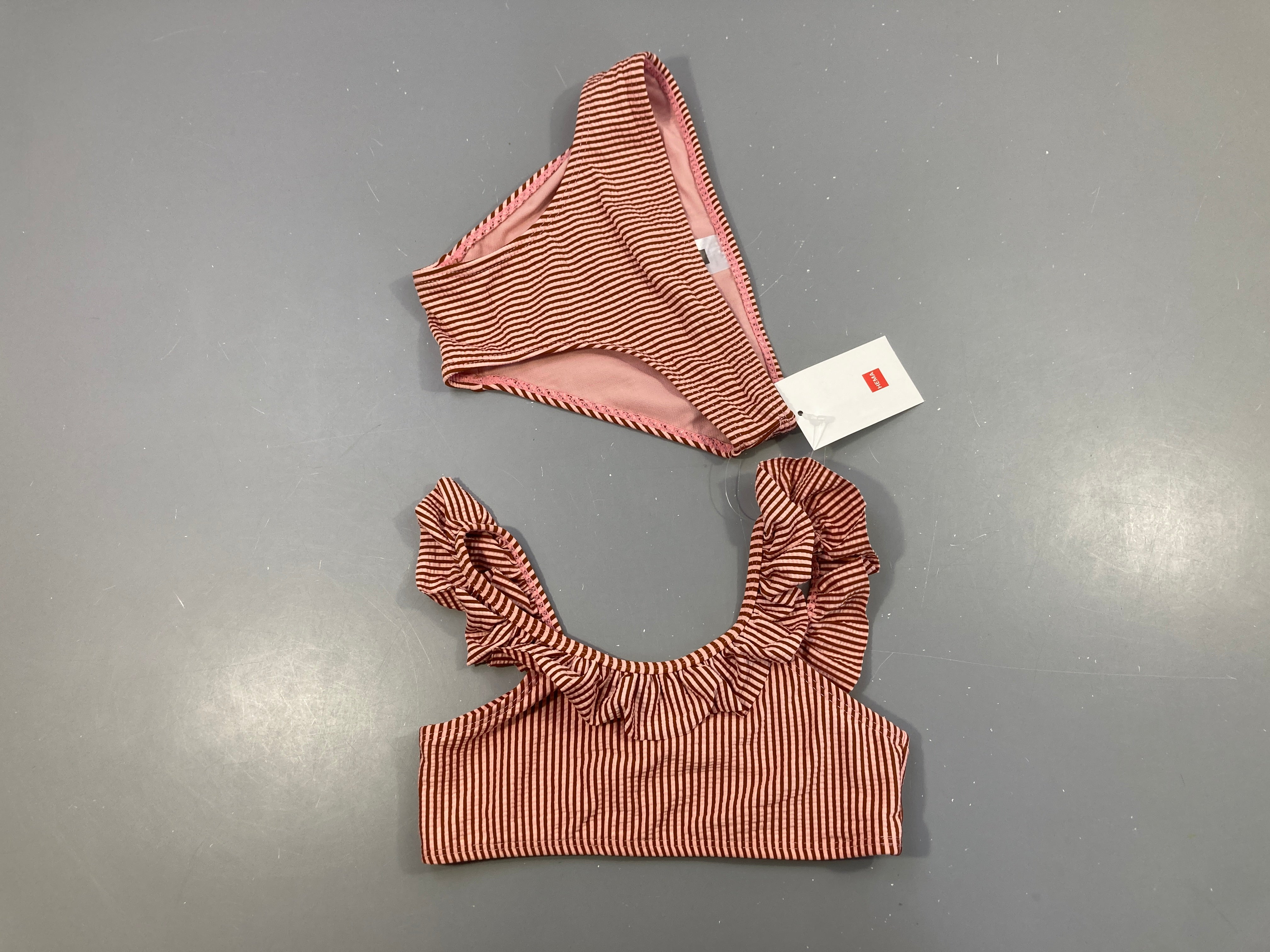 NEUF bikini rose/terra cotta