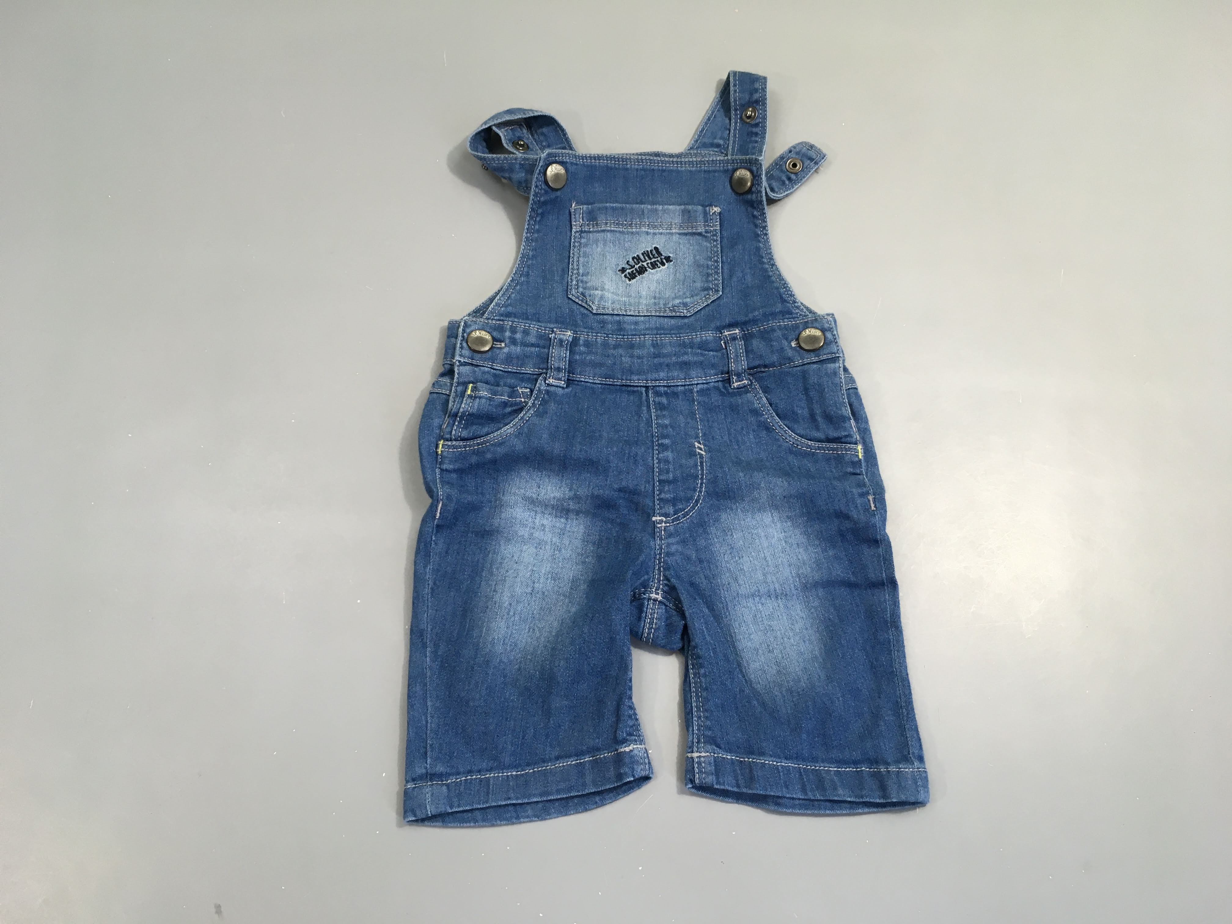 Salopette short denim