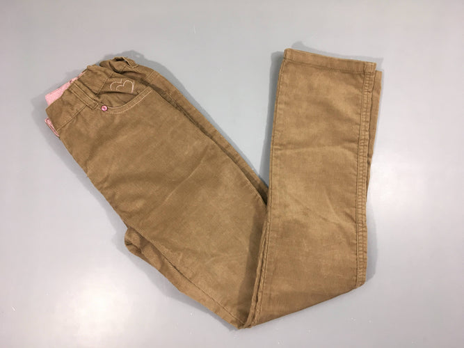 Pantalon velours brun clair, moins cher chez Petit Kiwi