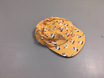 Casquette jaune chiens