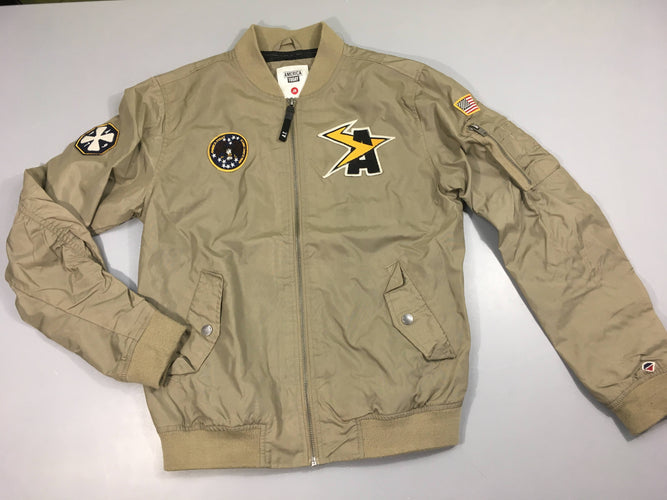 Veste Bomber kaki clair A, moins cher chez Petit Kiwi