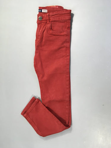 Pantalon stretch rouge Skinny, moins cher chez Petit Kiwi