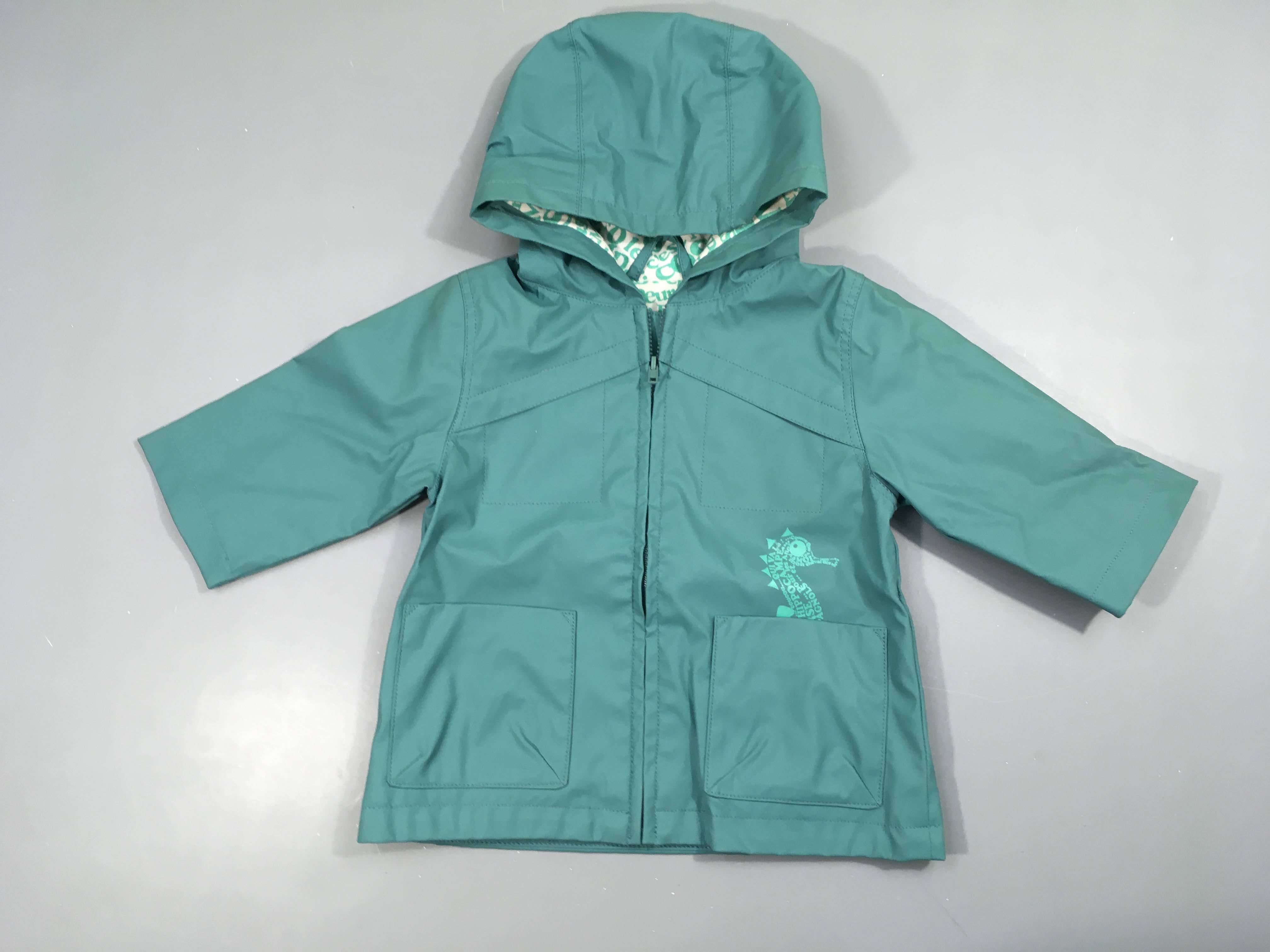 Ciré à capuche bleu clair Hippocampe