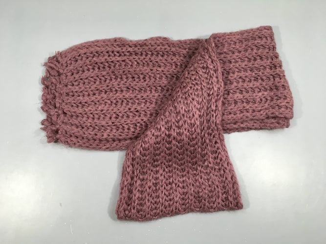 Echarpe mailles parmes, moins cher chez Petit Kiwi