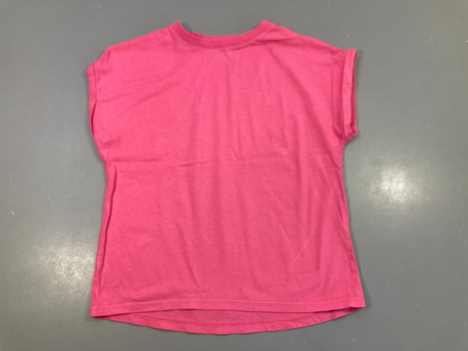 T-shirt m.c rose, moins cher chez Petit Kiwi