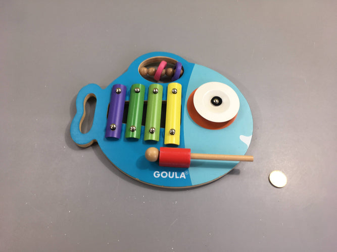 Goula Xylophone Glupi musical 3 en 1, moins cher chez Petit Kiwi
