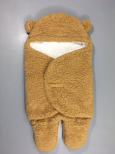 Chancelière teddy camel (tache intérieur voir photo), moins cher chez Petit Kiwi