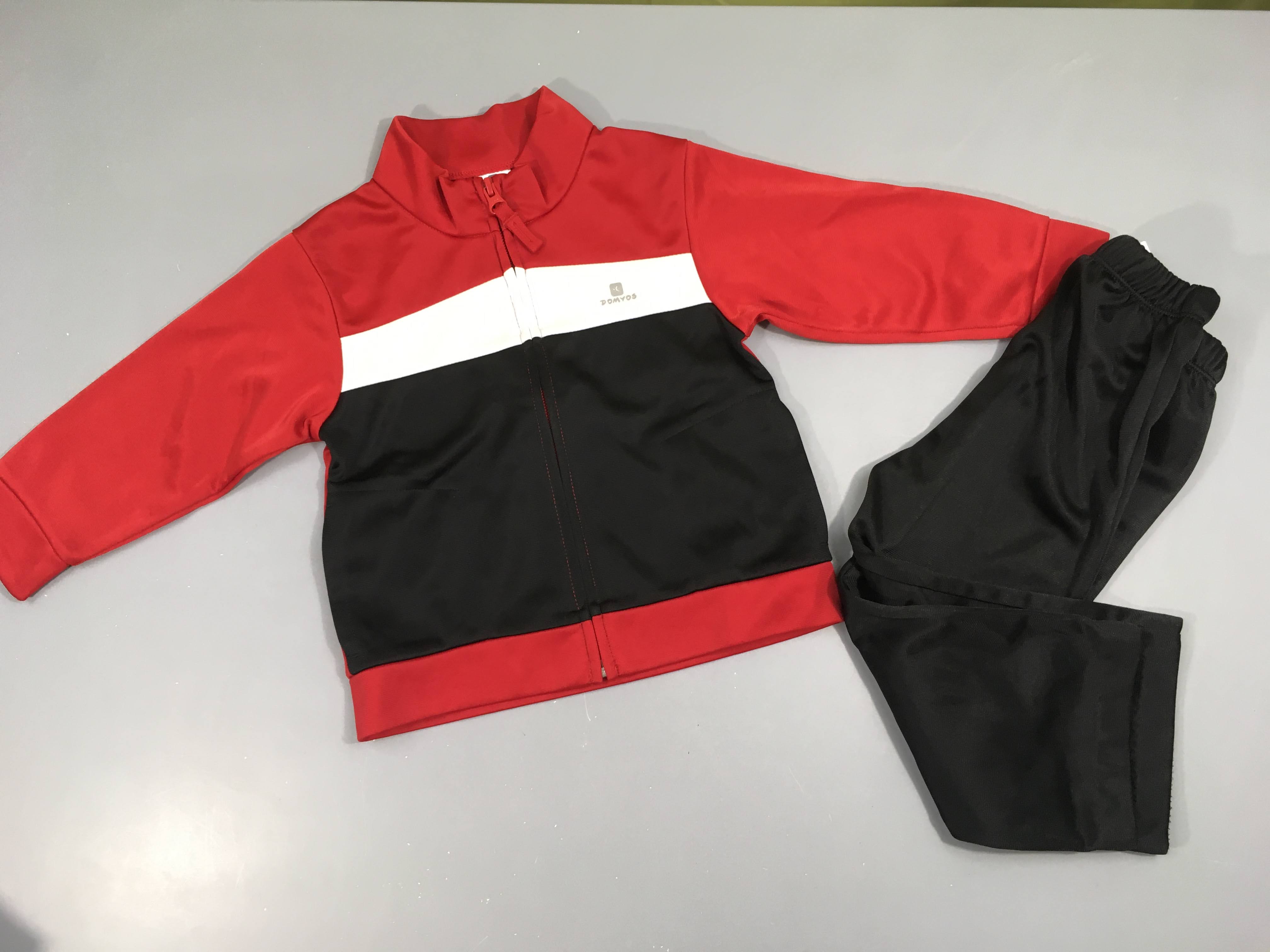 Training rouge-blanc-noir Domyos