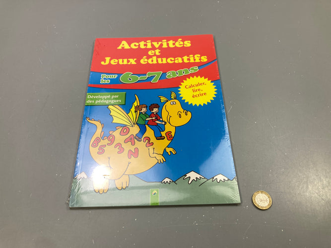 Activités et jeux éducatifs 6-7 ans, calculer lire écrire, neuf sous blister, moins cher chez Petit Kiwi