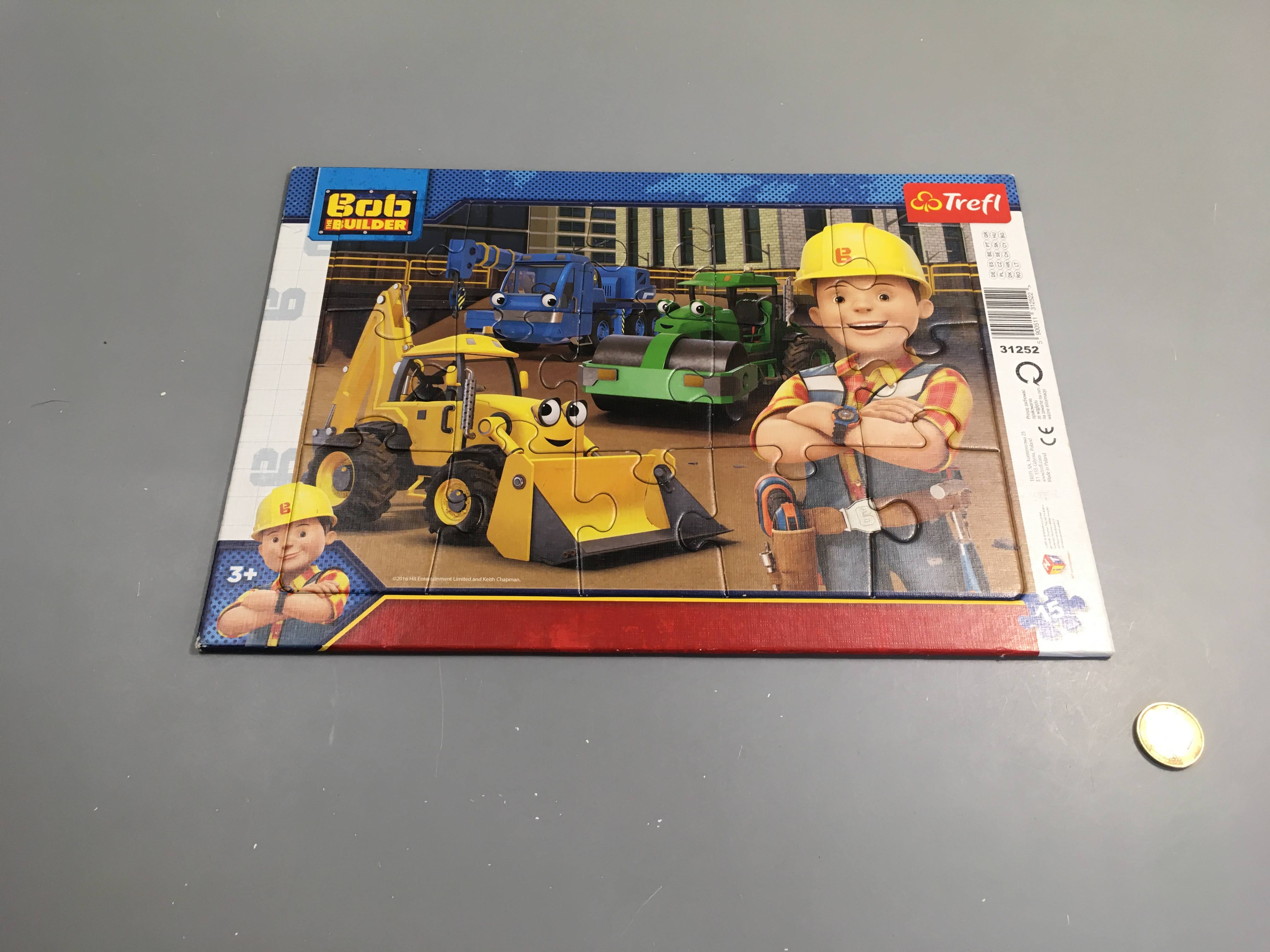 Planche puzzle 15pcs bob le bricoleur