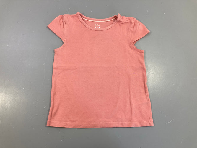 T-shirt m.c rose, moins cher chez Petit Kiwi