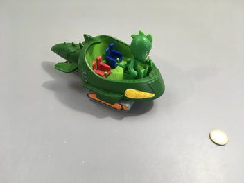 Véhicule pyjamasques + figurine Gluglu