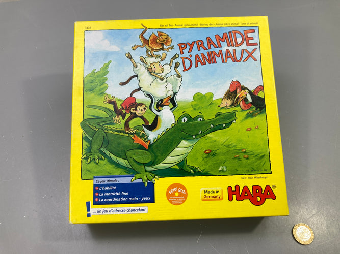 Jeu Pyramide d'animaux, jeu d'adresse, moins cher chez Petit Kiwi