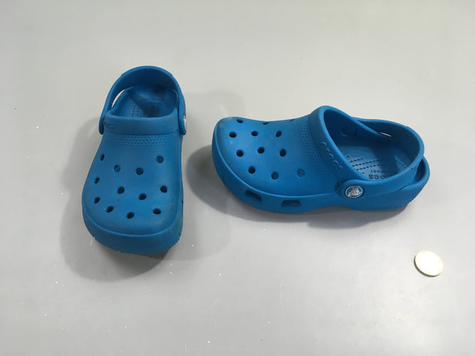 Crocs bleues, 29-30, moins cher chez Petit Kiwi