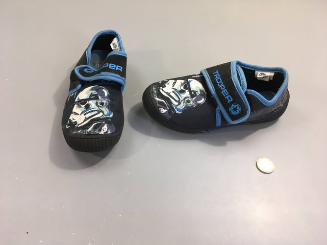 Pantoufles noir/bleu star wars trooper, 31, moins cher chez Petit Kiwi