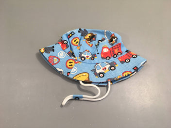 Chapeau bleu pompier/police/ours