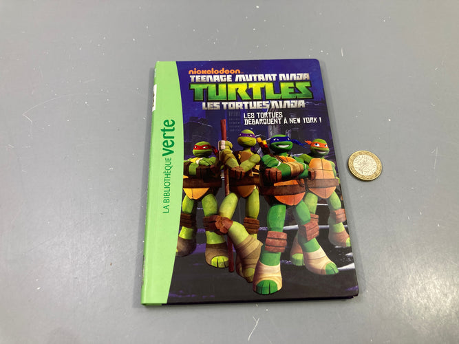 Les Tortues Ninja, Les tortues débarquent à New York !, Bibliothèque verte, moins cher chez Petit Kiwi