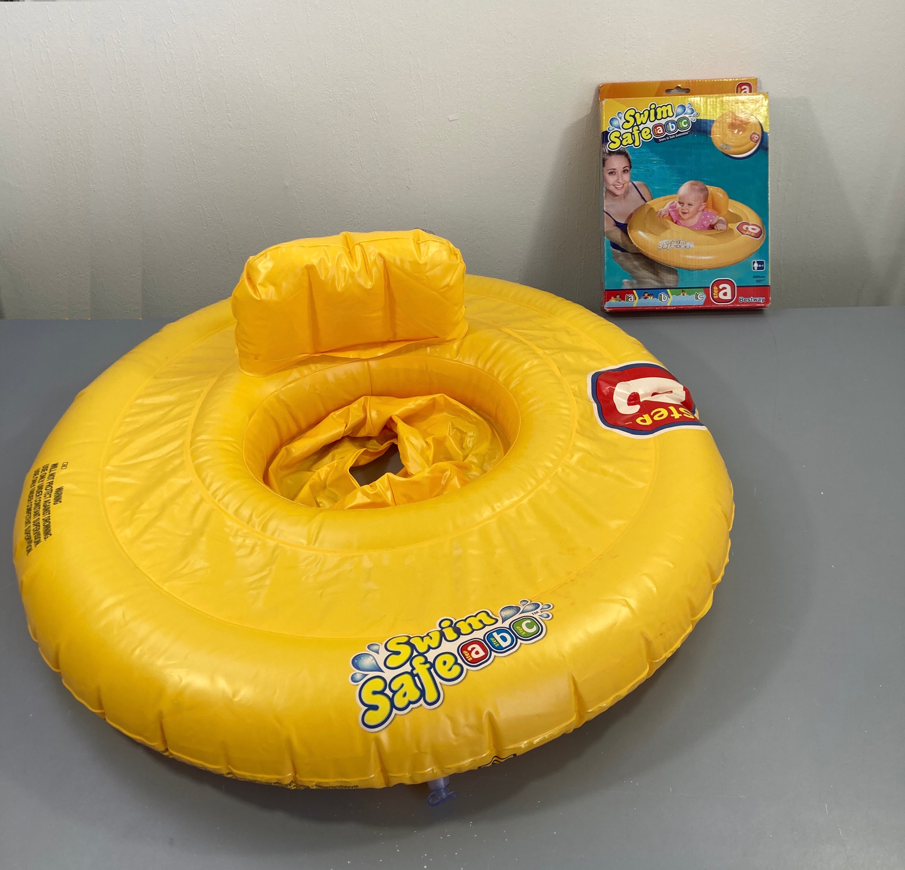 Bouée siège safe swim jaune