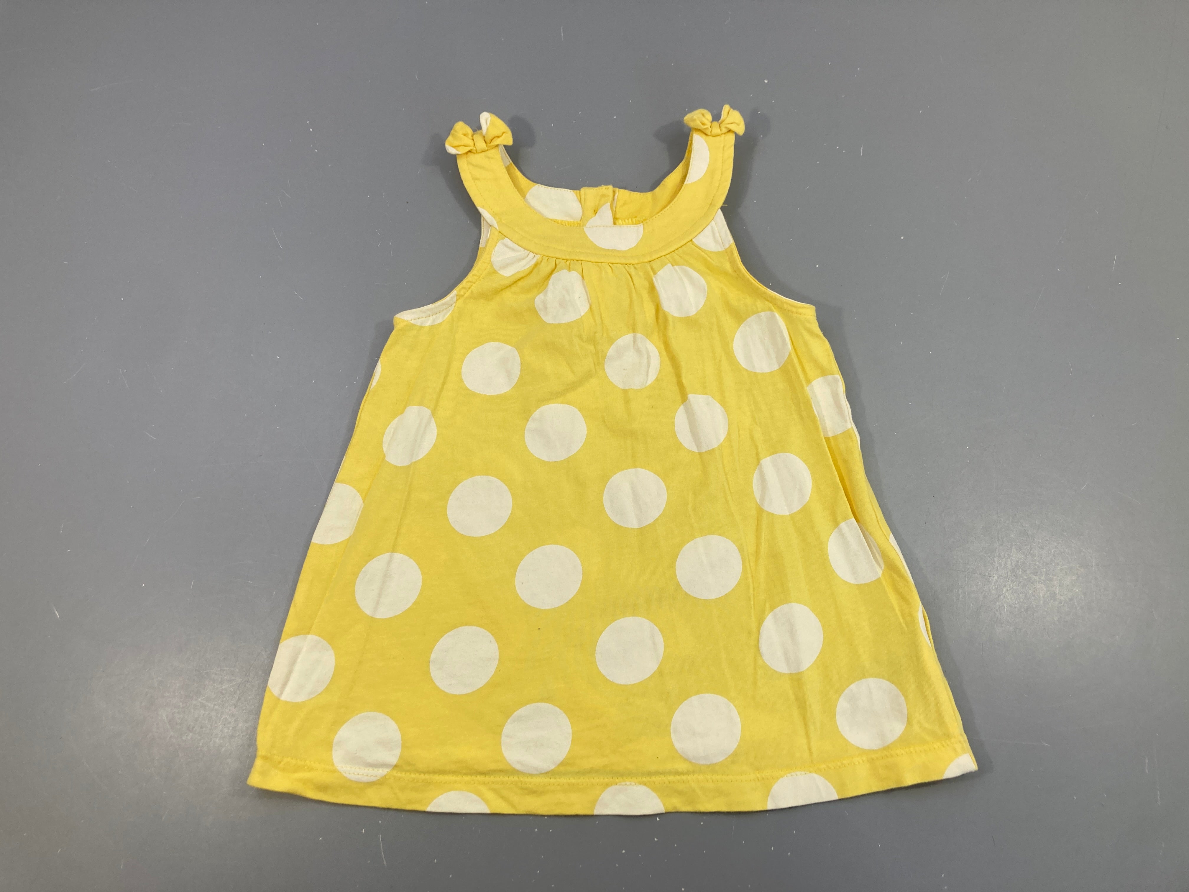 T-shirt s.m jaune pois