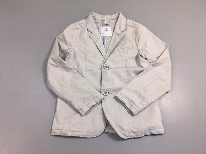 Veste de blazer blanc chiné gris, moins cher chez Petit Kiwi