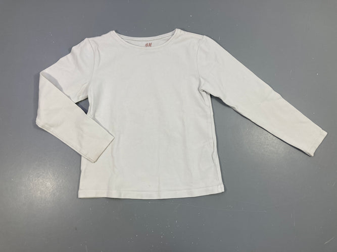 T-shirt m.l blanc, moins cher chez Petit Kiwi
