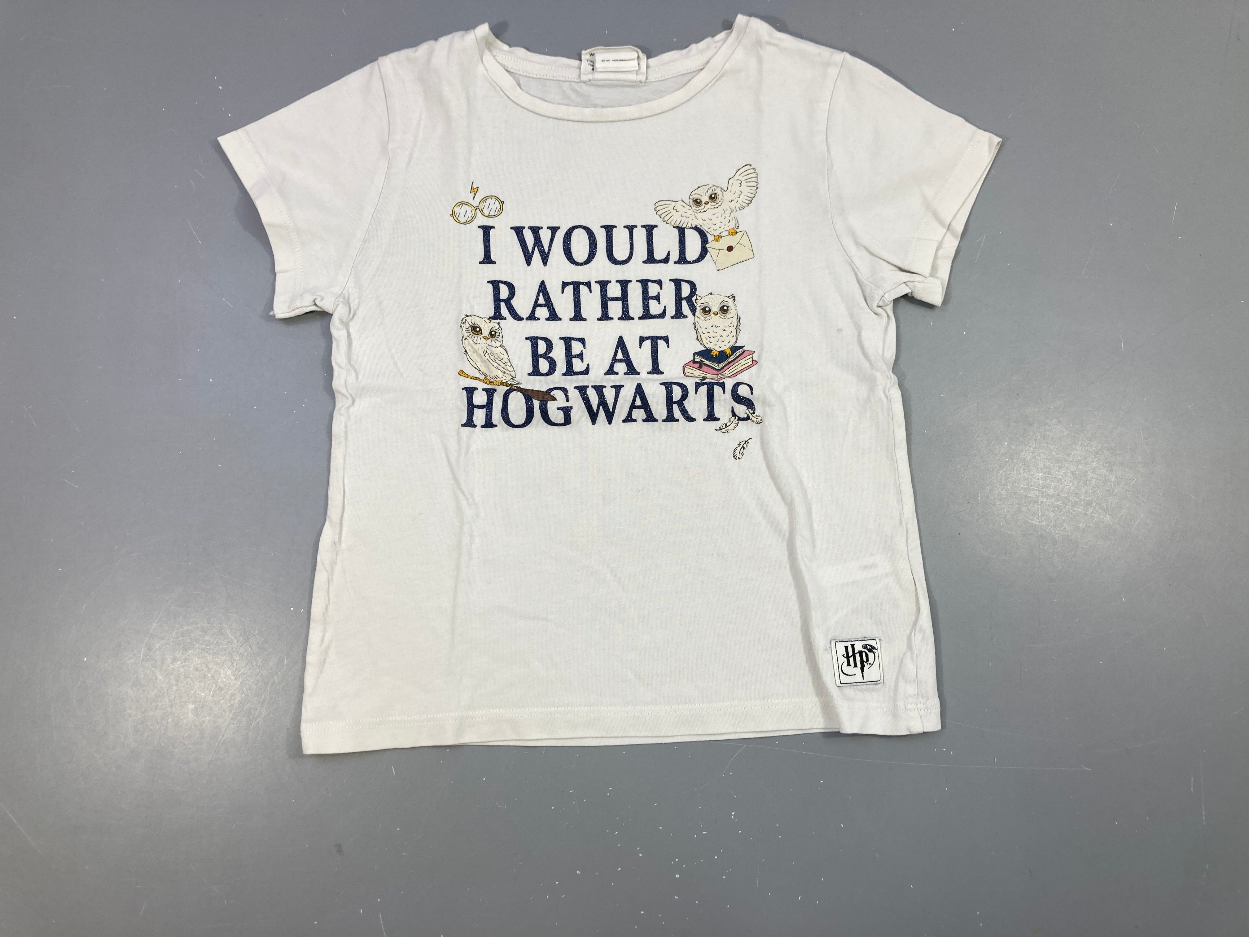 T-shirt m.c blanc Harr.y Potter