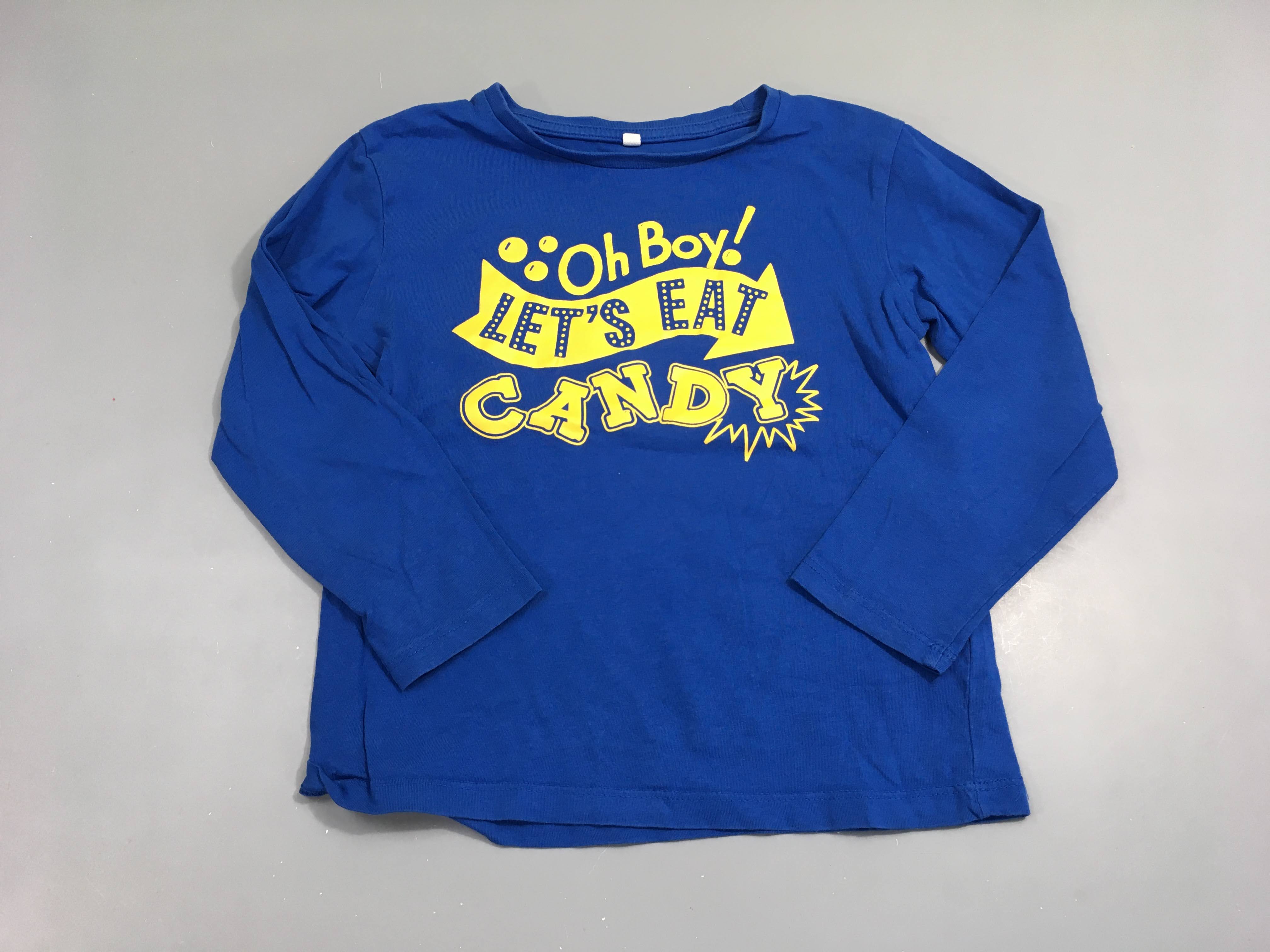 T-shirt m.l bleu oh boy!