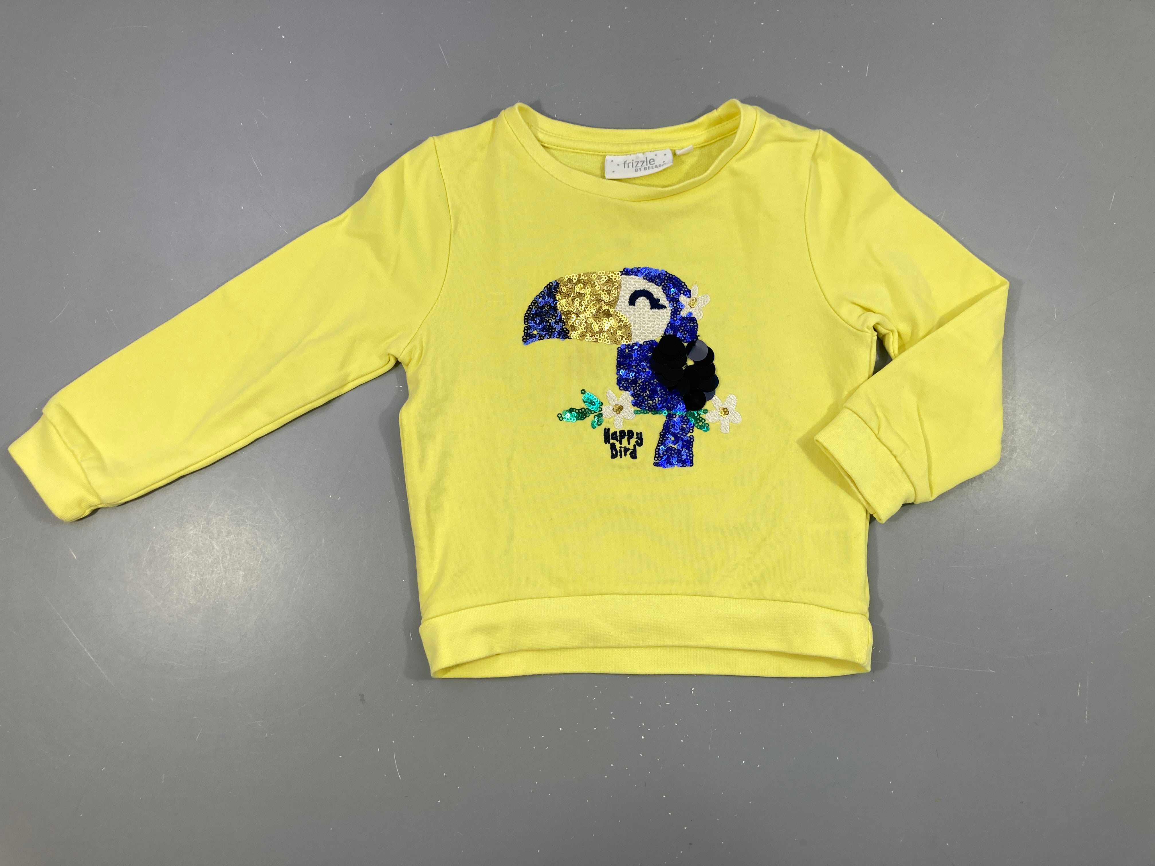 Sweat jaune Toucan sds
