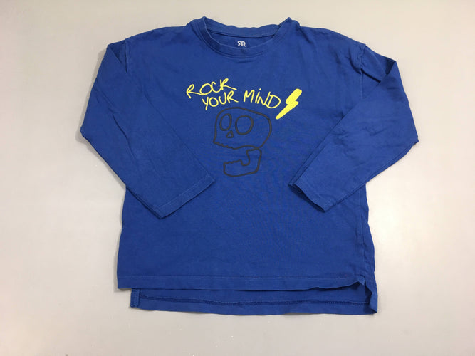 T-shirt m.l bleu rock your mind, moins cher chez Petit Kiwi
