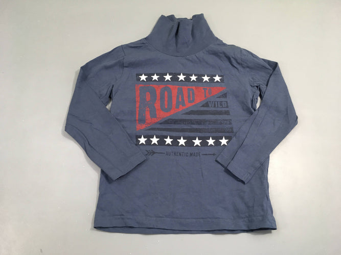 T-shirt m.l bleu foncé road to wild étoiles, moins cher chez Petit Kiwi