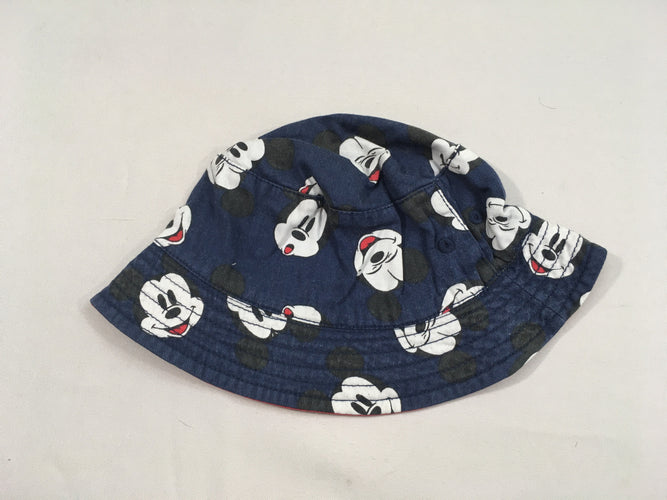 Chapeau bleu Mickey, légèrement décoloré, moins cher chez Petit Kiwi