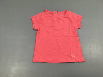 T-shirt m.c rose flammé  