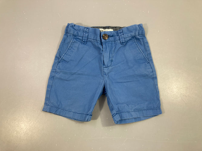 Bermuda bleu, un peu décoloré, moins cher chez Petit Kiwi